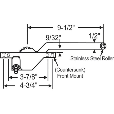 Strybuc Single Arm Casement Operator 36-433-1